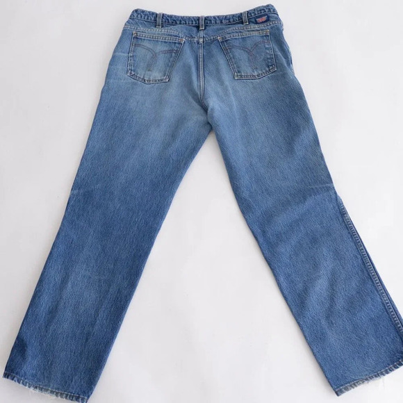 Vintage Great Western Garment Mid-wash Relaxed Fit Western Cowboy Blue Jeans 38 - Picture 2 of 15